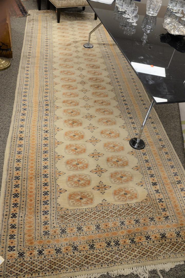 Bokhara Oriental Area Rug, 4' 3" x 12' 5".: Bokhara Oriental Area Rug, 4' 3" x 12' 5".
