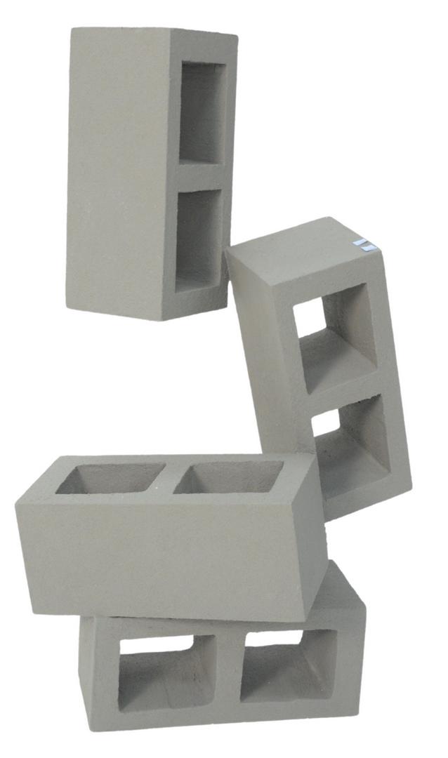 Martin Oppel (Argentinian/American, b. 1976), The: Martin Oppel (Argentinian/American, b. 1976), The Matter, 2008, foam and concrete paint, height 45 inches, width 30 inches, depth 20 inches, retails for $8,500. Provenance: purchased from The Fireplac