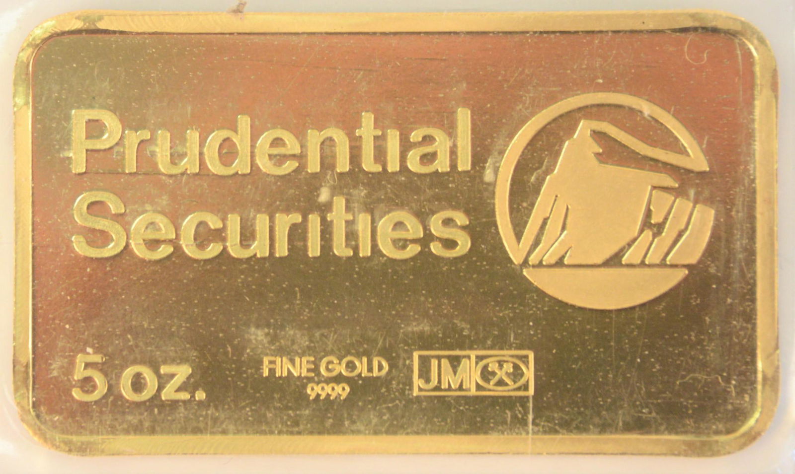Five Ounce Gold Prudential Securities. (1 of 2)