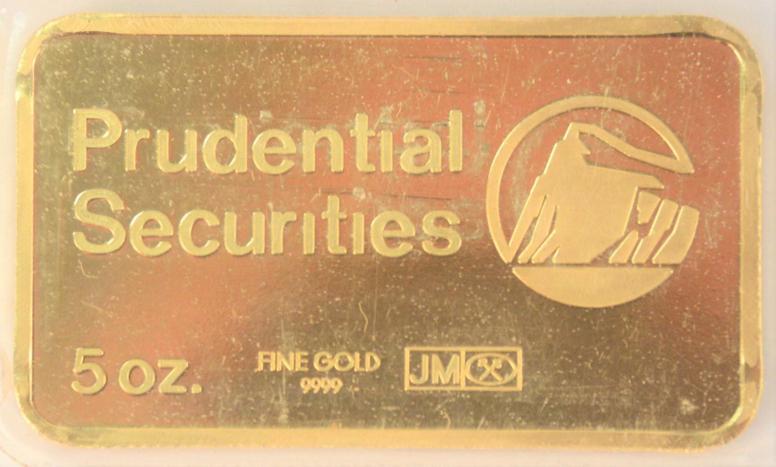 Five Ounce Gold Prudential Securities. (1 of 2)