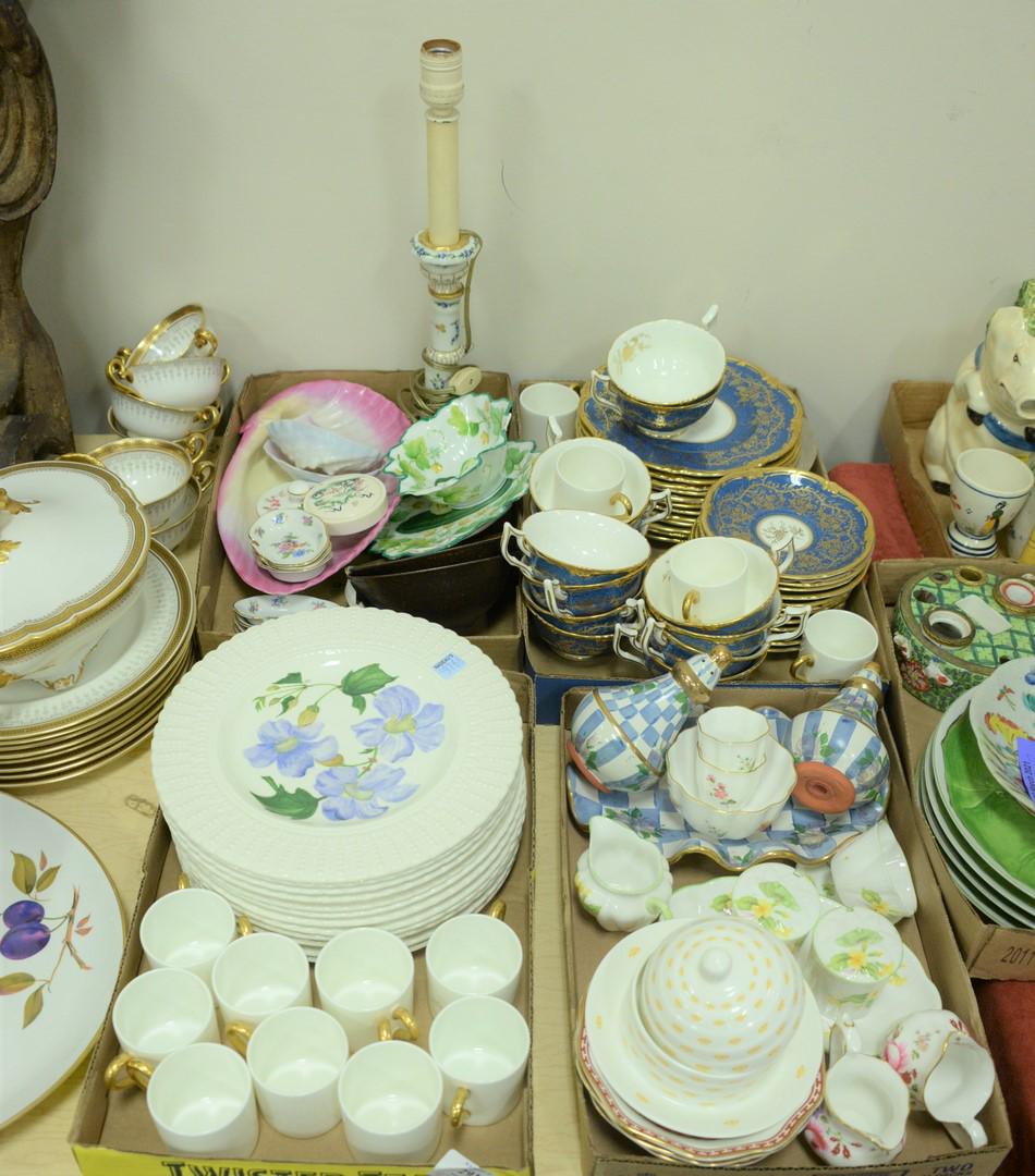 Four Tray Lots, to include Coalport and Royal Cauldon (1 of 3)