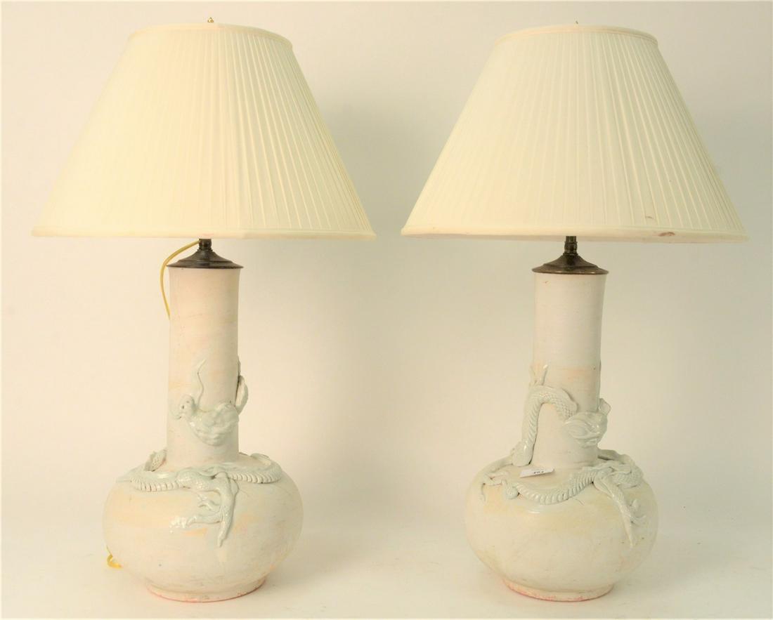 Three Chinese Table Lamps, to include pair of Chinese (1 of 5)