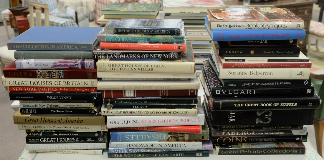 Large Lot of Coffee table books, approximately 49, (1 of 3)