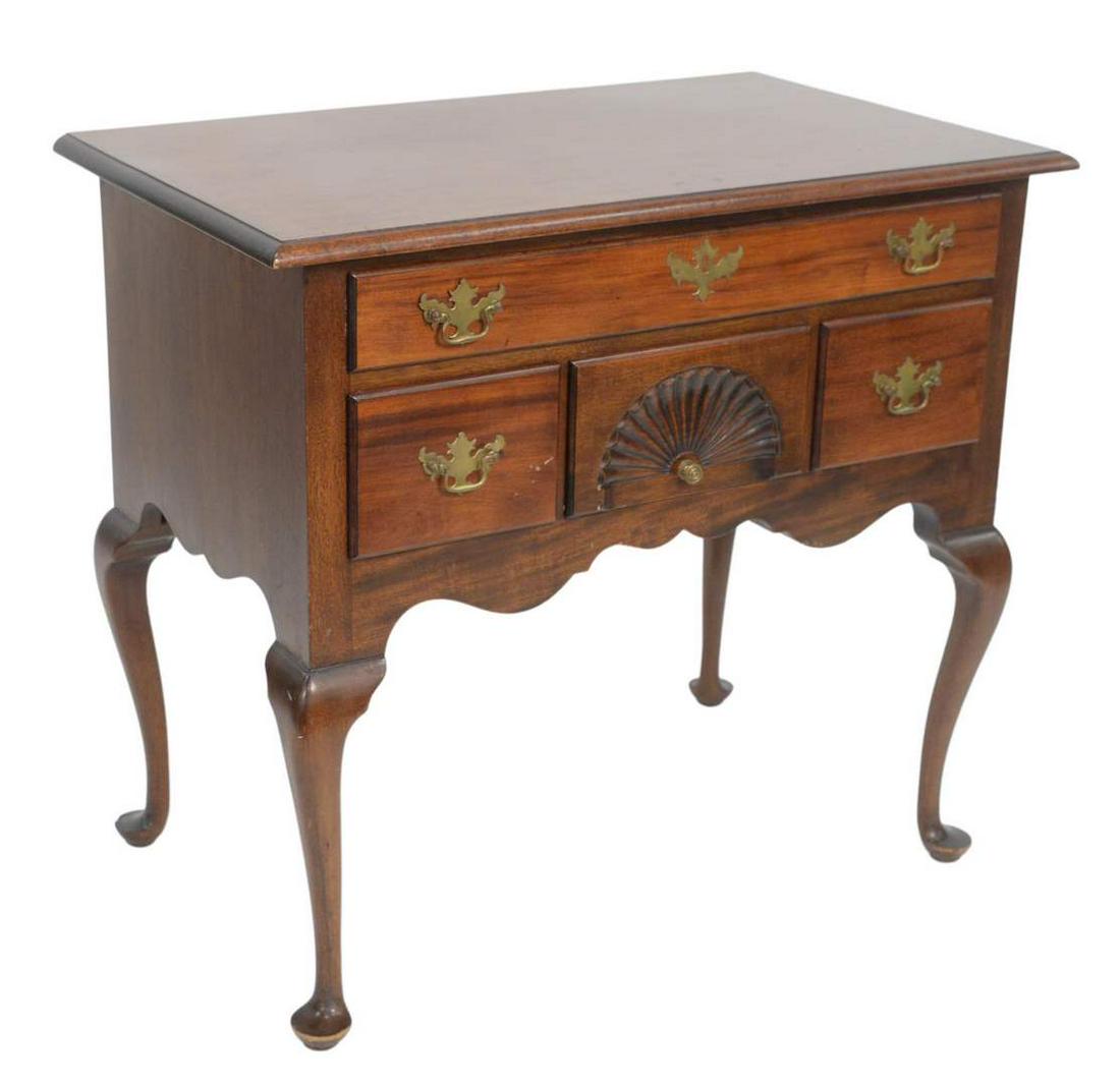 Margolis Mahogany Queen Anne Style Lowboy, height 30 (1 of 4)