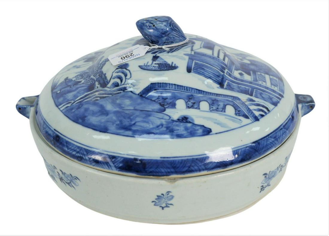 Canton Large Covered Round Warming Plate, overall (1 of 4)