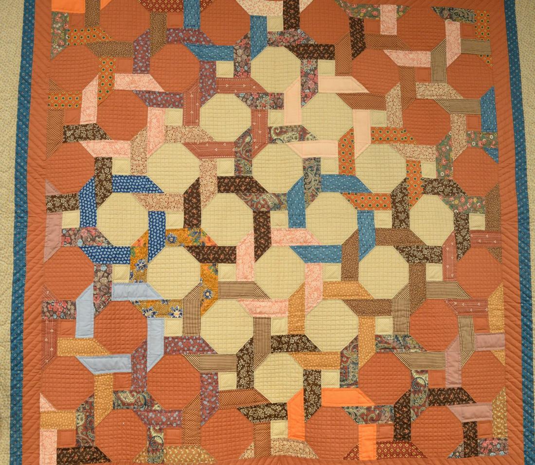 Attributed to Mary Ann Robertson, American pieced (1 of 4)