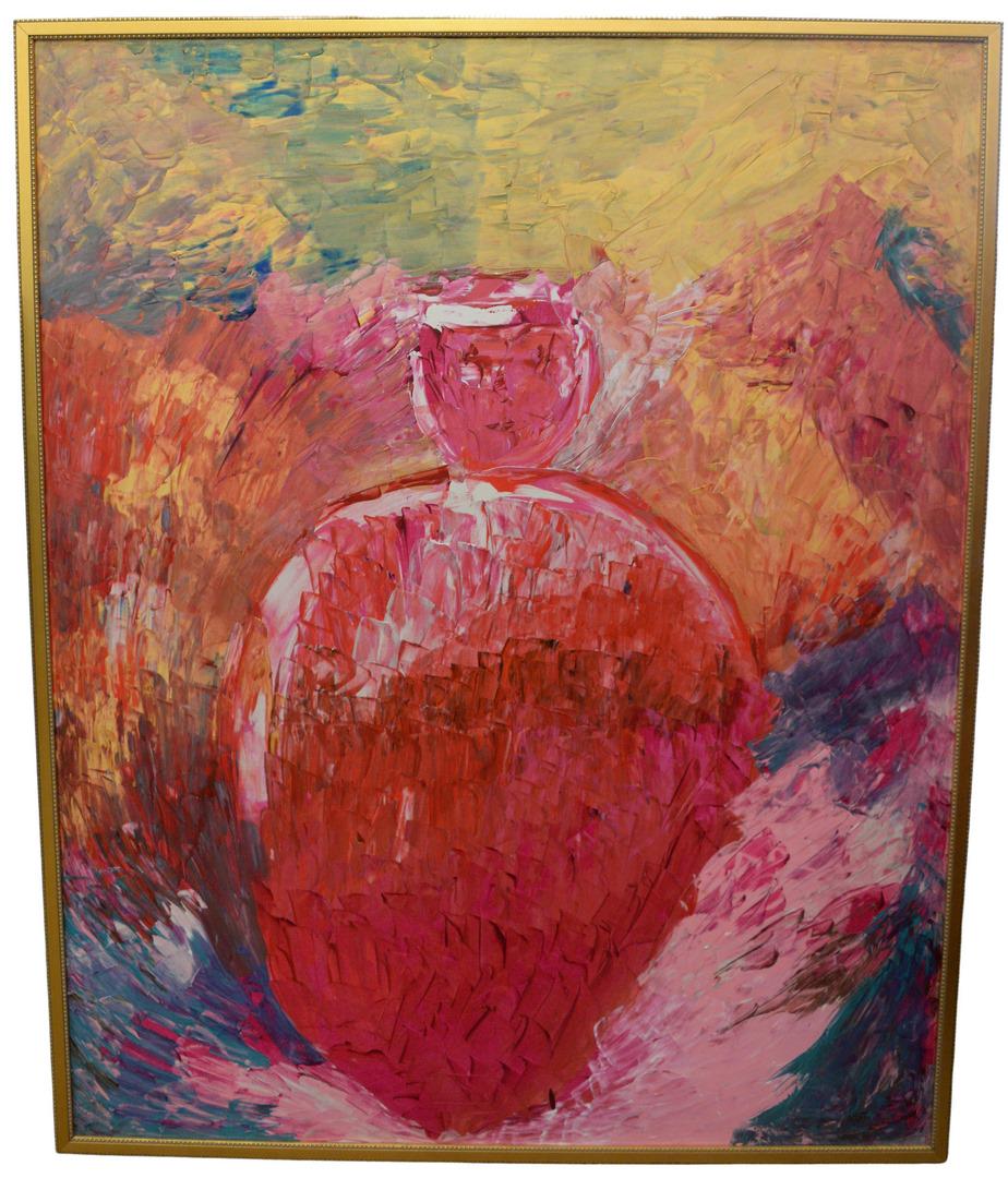 Samir Nanoo (Iraqi, 1944 - 2010), untitled, acrylic on (1 of 4)