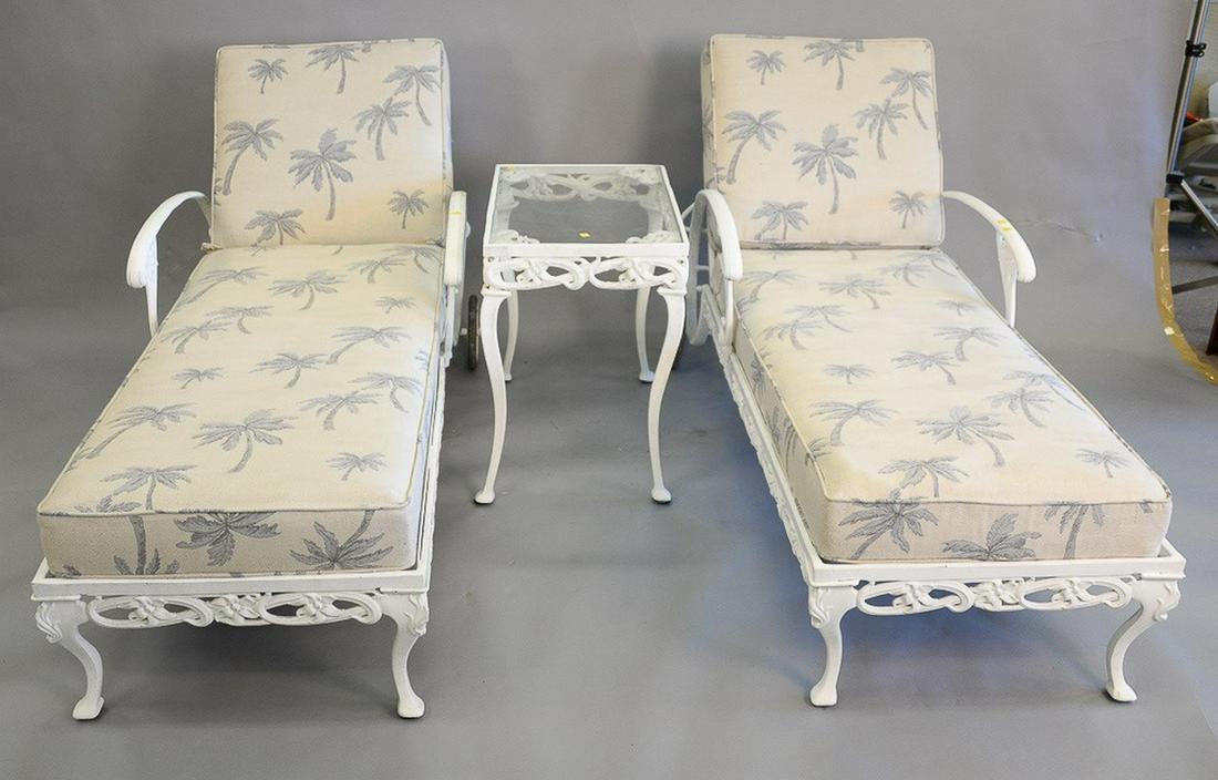 Three Piece Outdoor Set Attributed to Brown Jordan to (1 of 4)