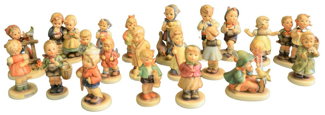 Twenty-two Various Small Hummels, height 4 1/2 inches. (1 of 6)