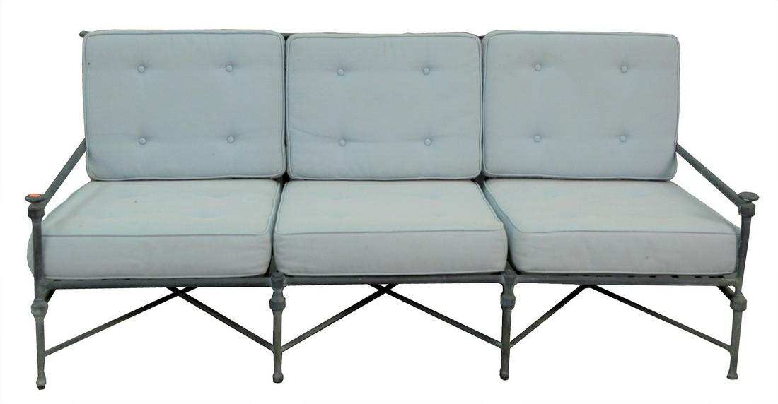 Restoration Hardware outdoor three cushion sofa, length (1 of 4)