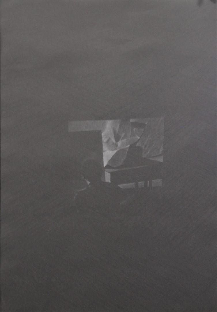 Troy Brauntuch (American, b. 1954), untitled, 1981,: Troy Brauntuch (American, b. 1954), untitled, 1981, pencil on paper, unsigned, 46" x 32".