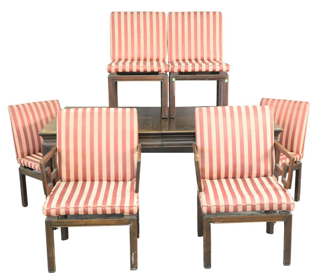 Nine Piece Lot to include Baker Chinese Style Dining Ta (1 of 5)