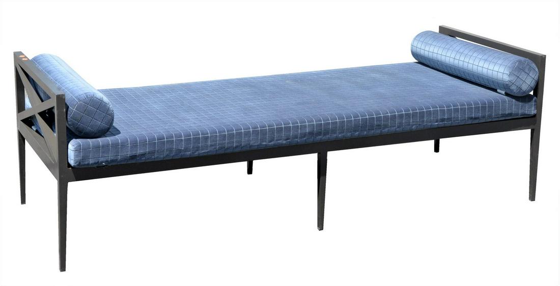JANUS et Cie Bench/Daybed, having custom cushion and (1 of 4)