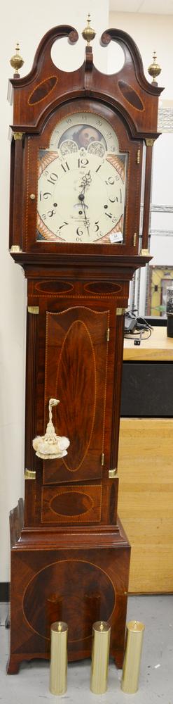 Henry Ford Sligh Mahogany Reproduction Tall Clock, dial (1 of 4)