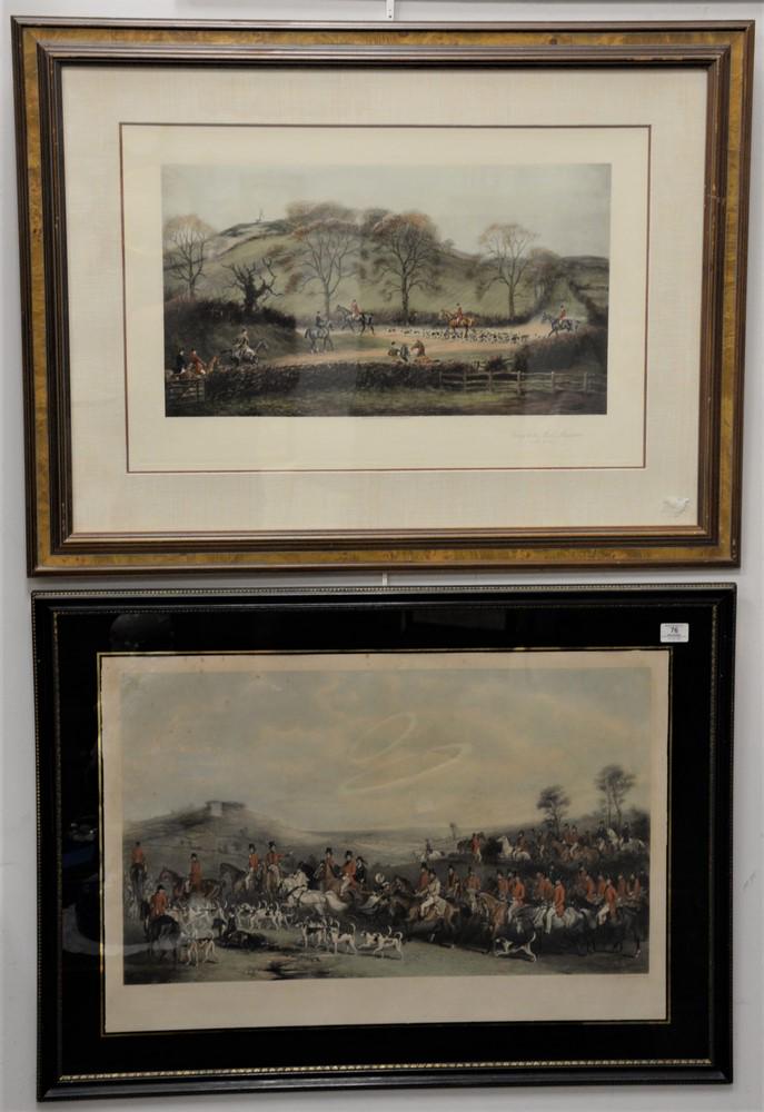 Two Piece Lot to include, "Going to the Meet-Slawsten" (1 of 4)