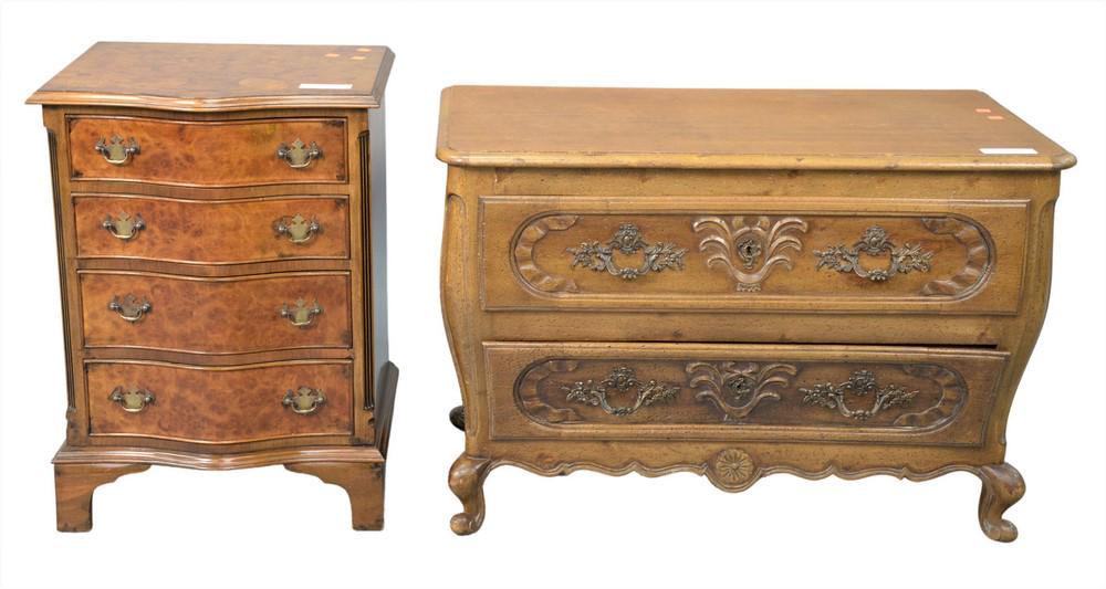 Two Piece Lot, to include a country French bombe chest (1 of 4)