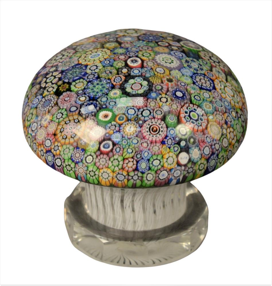 Perthshire Millefiori Pedestal Paperweight, having (1 of 4)
