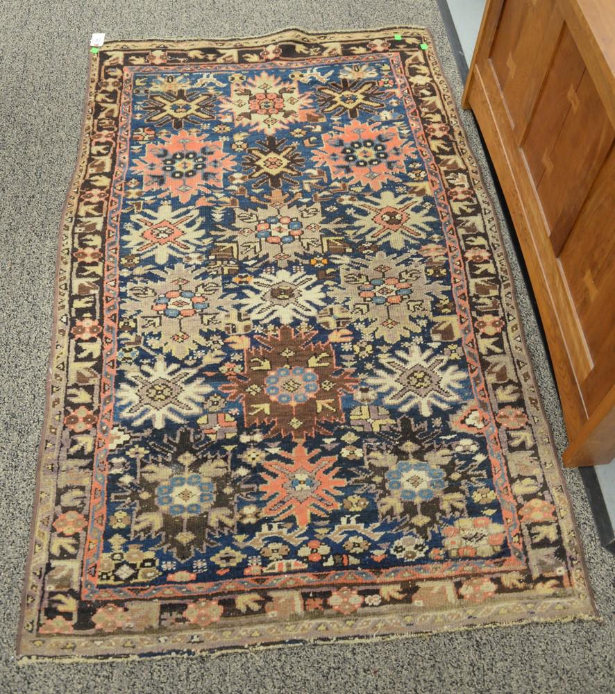 Caucasian Oriental Throw Rug, 3' x 5' 2". (1 of 4)