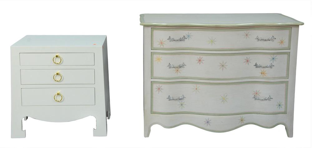 Three Piece Lot, to include a three drawer paint (1 of 4)