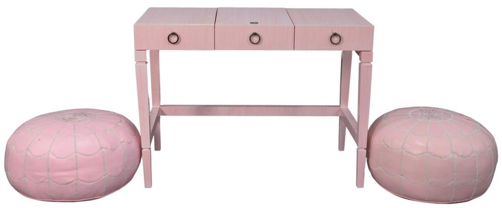Five Piece Lot, to include a custom pink vanity (as is (1 of 6)