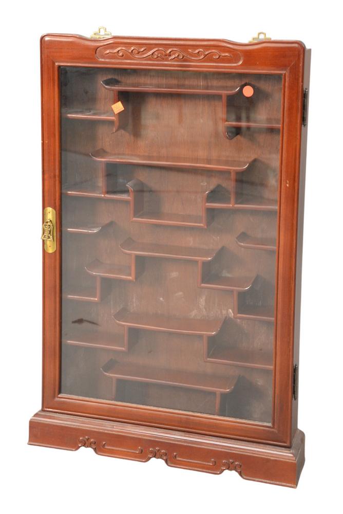 Chinese Wall Curio Cabinet, height 32 inches, width 20 (1 of 4)