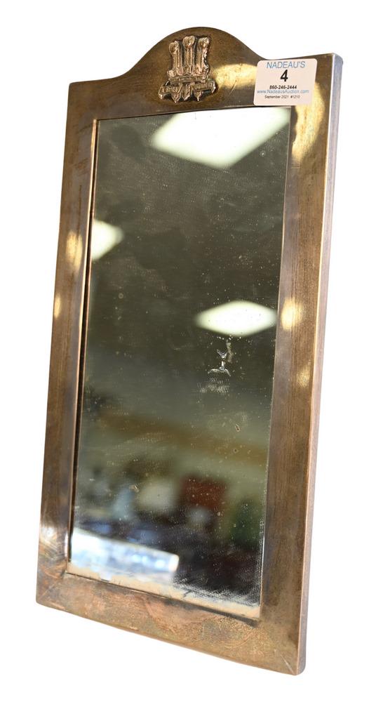 Sterling Silver Framed Mirror, height 14 1/2 inches, (1 of 3)