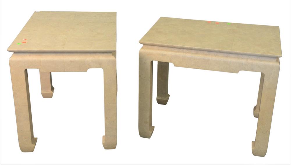 Pair of Custom End Tables, from Valerie Luther Designs, (1 of 4)