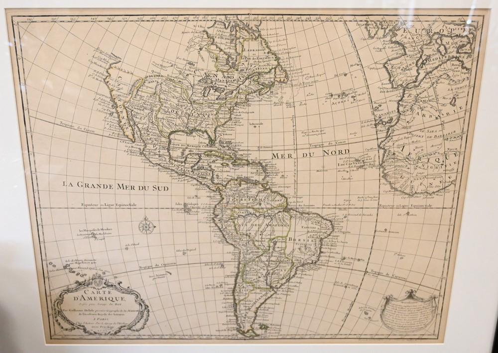 Guillaume de L'Isle and Philippe Buache "Carte (1 of 4)