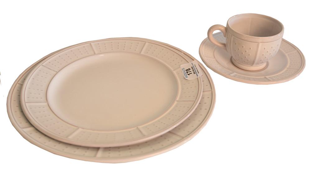 59 Piece Lot of French Faience Atelier de Segries White (1 of 8)