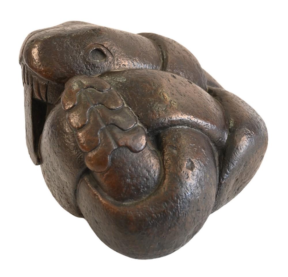 Pre Columbian Aztec Reproduction Bronze of a (1 of 4)