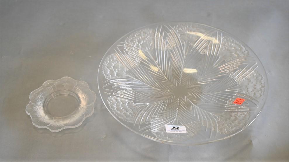 Two Piece Lalique Lot, to include a large Oeillets (1 of 5)