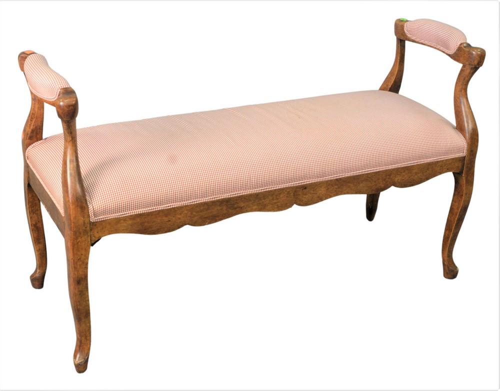 Minton Spidell Louis XV Style Bench, height 28 inches, (1 of 3)