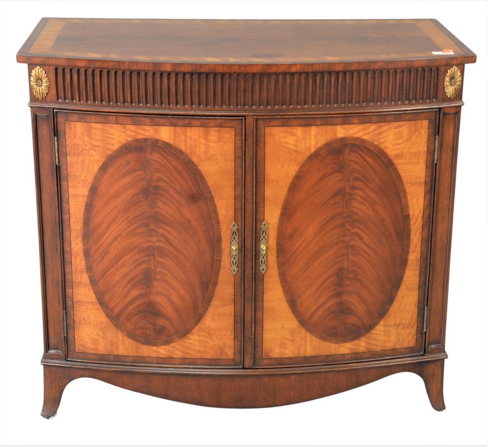 Ethan Allen Mahogany Server, having two doors and (1 of 3)