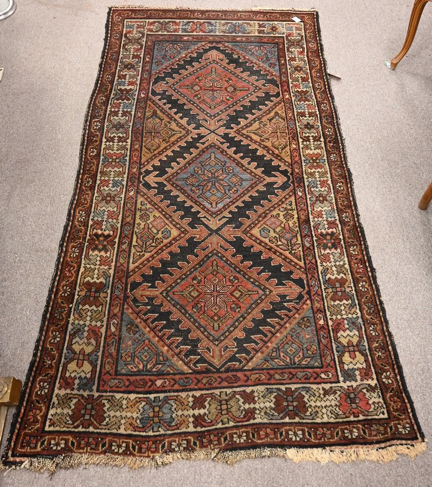 Oriental Throw Rug, 3' 4" x 6' 1". (1 of 4)
