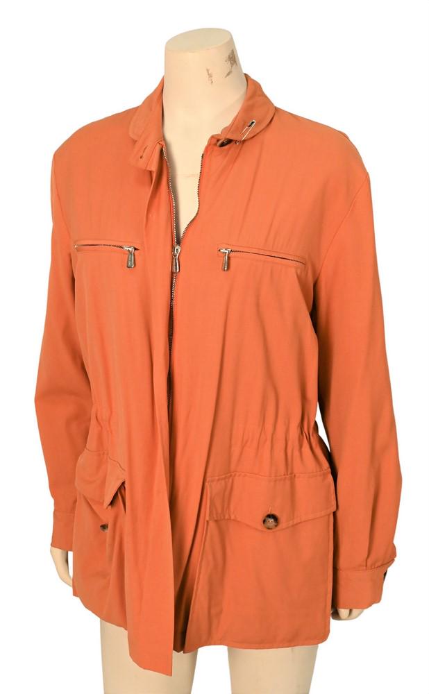 Loro Piana Wool "Storm System" Jacket, orange, front (1 of 3)
