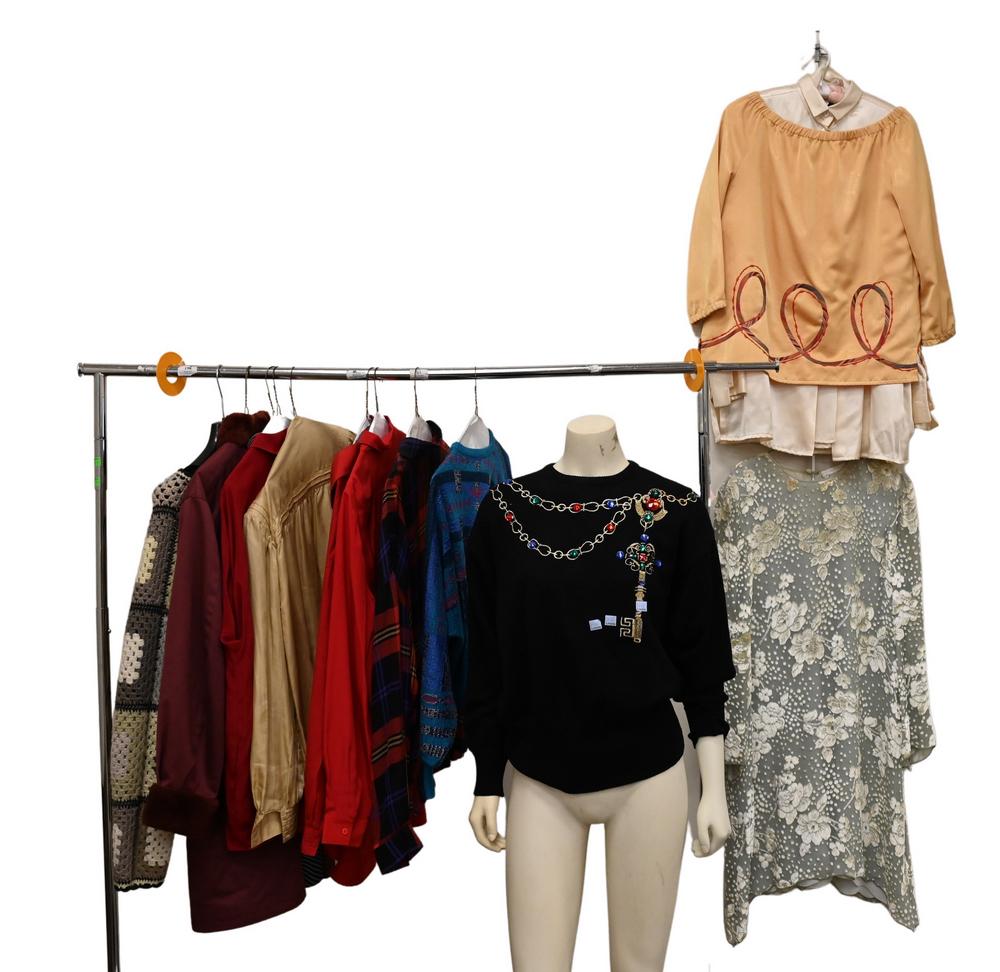 Group of Clothing, to include Yves Saint Laurent lined (1 of 5)