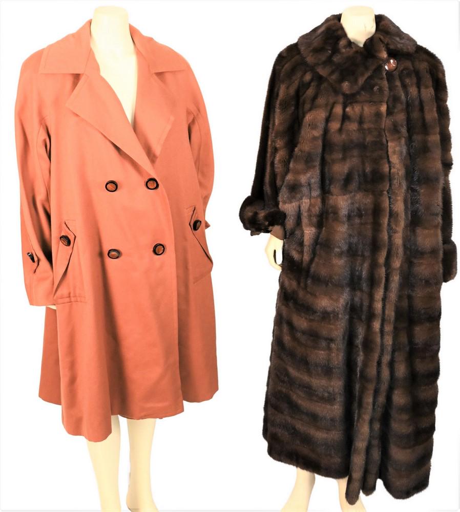 Two Jerry Sorbara Coats, full length mink along with (1 of 4)