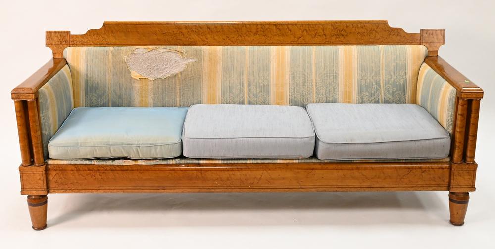 Sheraton Birds Eye Maple Sofa (1 of 5)