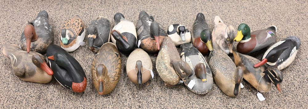 Group of 18 Duck Decoys (1 of 4)