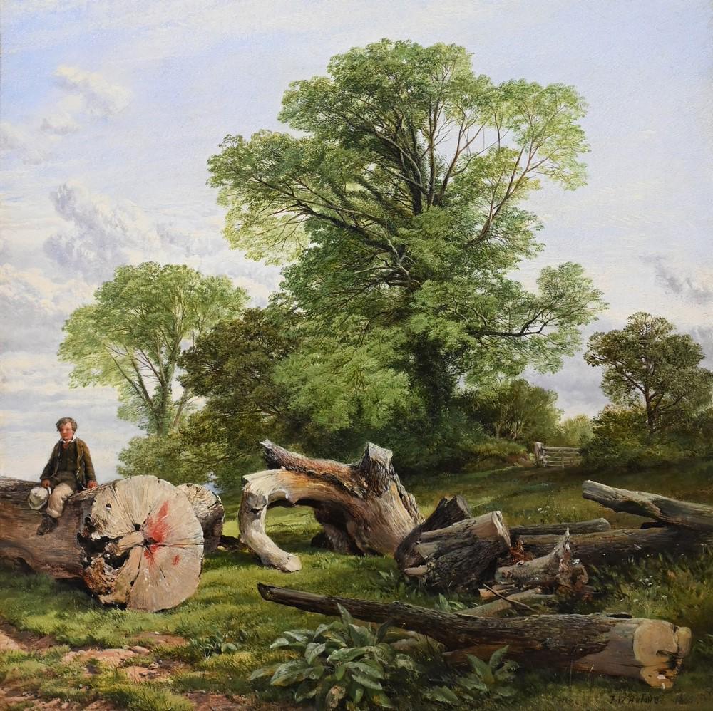 Frederick William Hulme (1816 - 1884), landscape with (1 of 6)