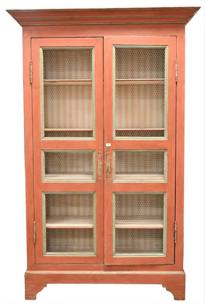 Large Decorative Cabinet, having grill work doors, (1 of 4)