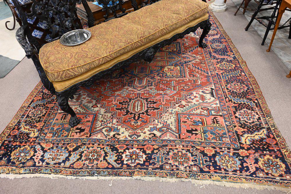 Heriz Oriental Carpet, circa 1900, 8' 3" x 11', with (1 of 5)