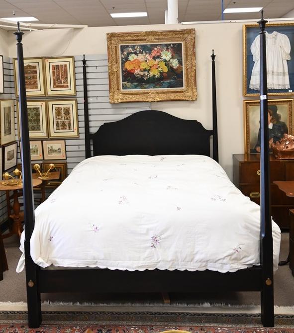Robert Bergelin Company Custom Queen Size Bed, having (1 of 4)