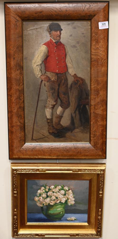 Two Framed Oil Paintings, to include a still life of (1 of 5)