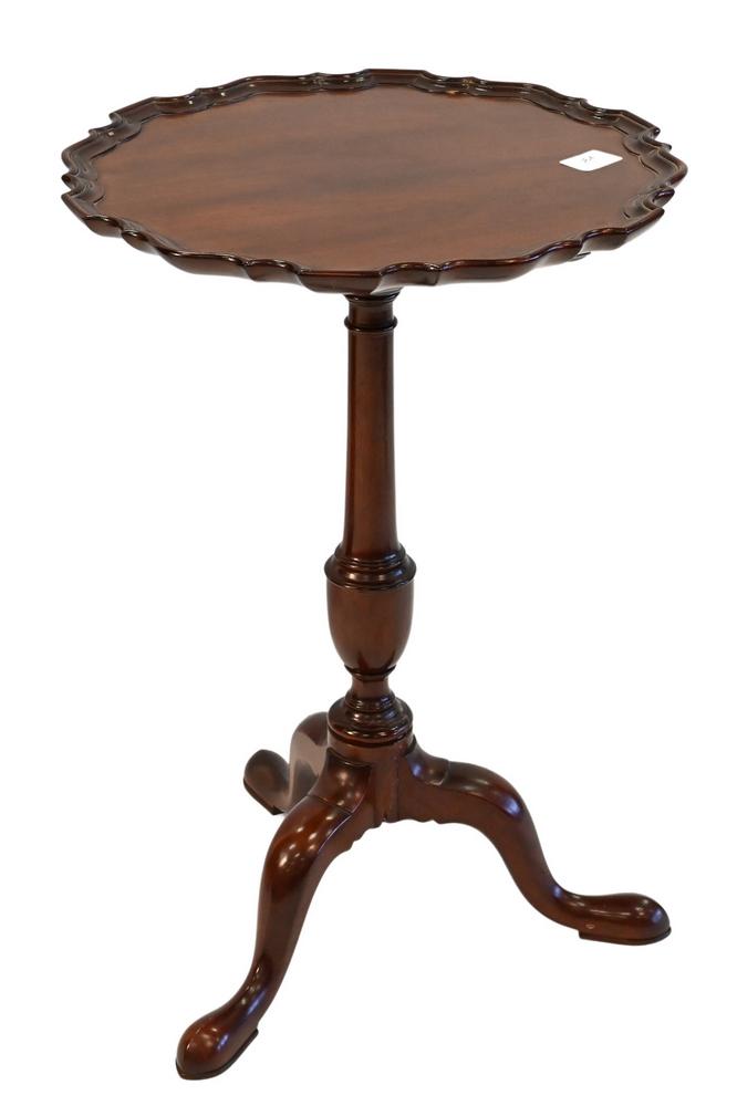 Margolis Mahogany Tip Kettle Stand, having pie crust (1 of 3)
