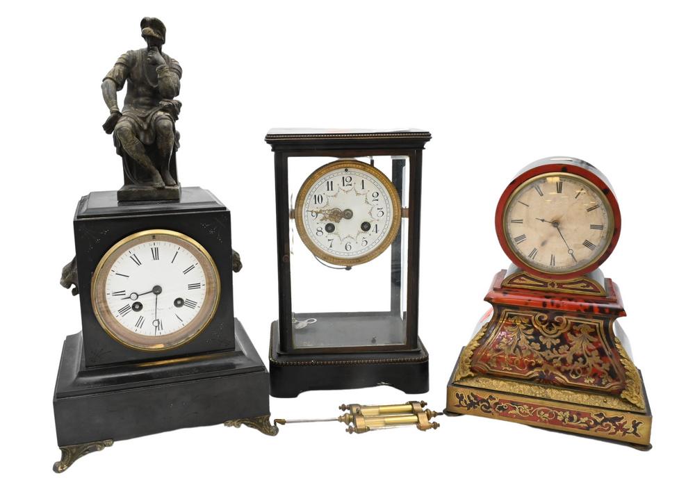 Group of Three Mantle Clocks, to include Howard State (1 of 7)