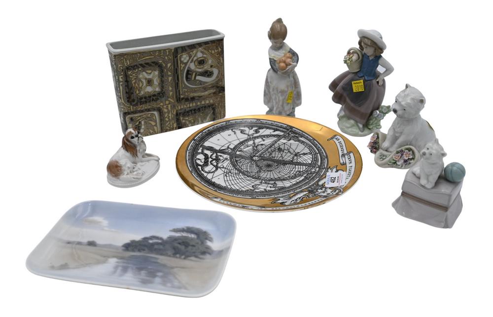 Seven Piece Grouping of Royal Copenhagen, to include a (1 of 5)