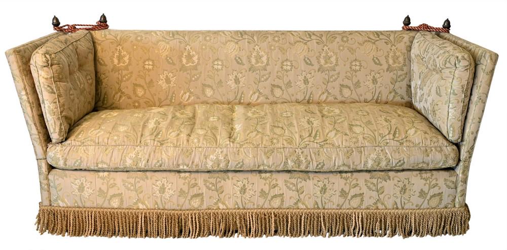 O' Henry House "Knole" Dropside Sofa, length 84 inches, (1 of 4)