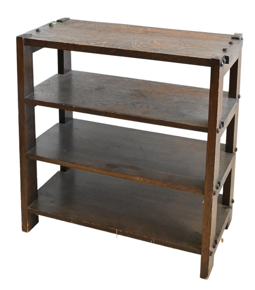 Oak Arts & Crafts Book Stand, Chamberlain Furniture (1 of 4)