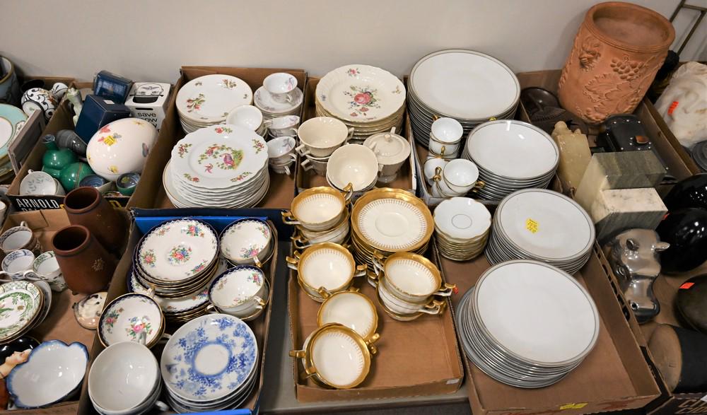 6 Box Lots of Porcelain, to include a set of 12 cauldon (1 of 5)